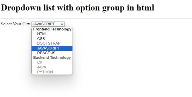 HTML Programs With Their Input And Output