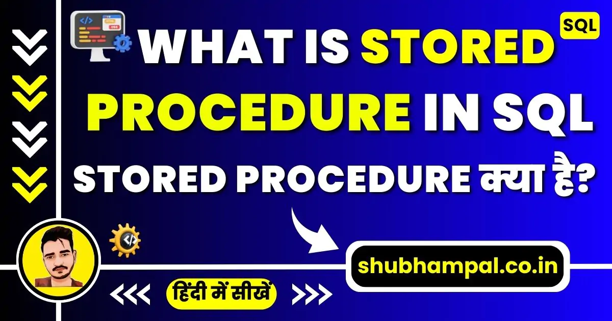 stored procedure in sql