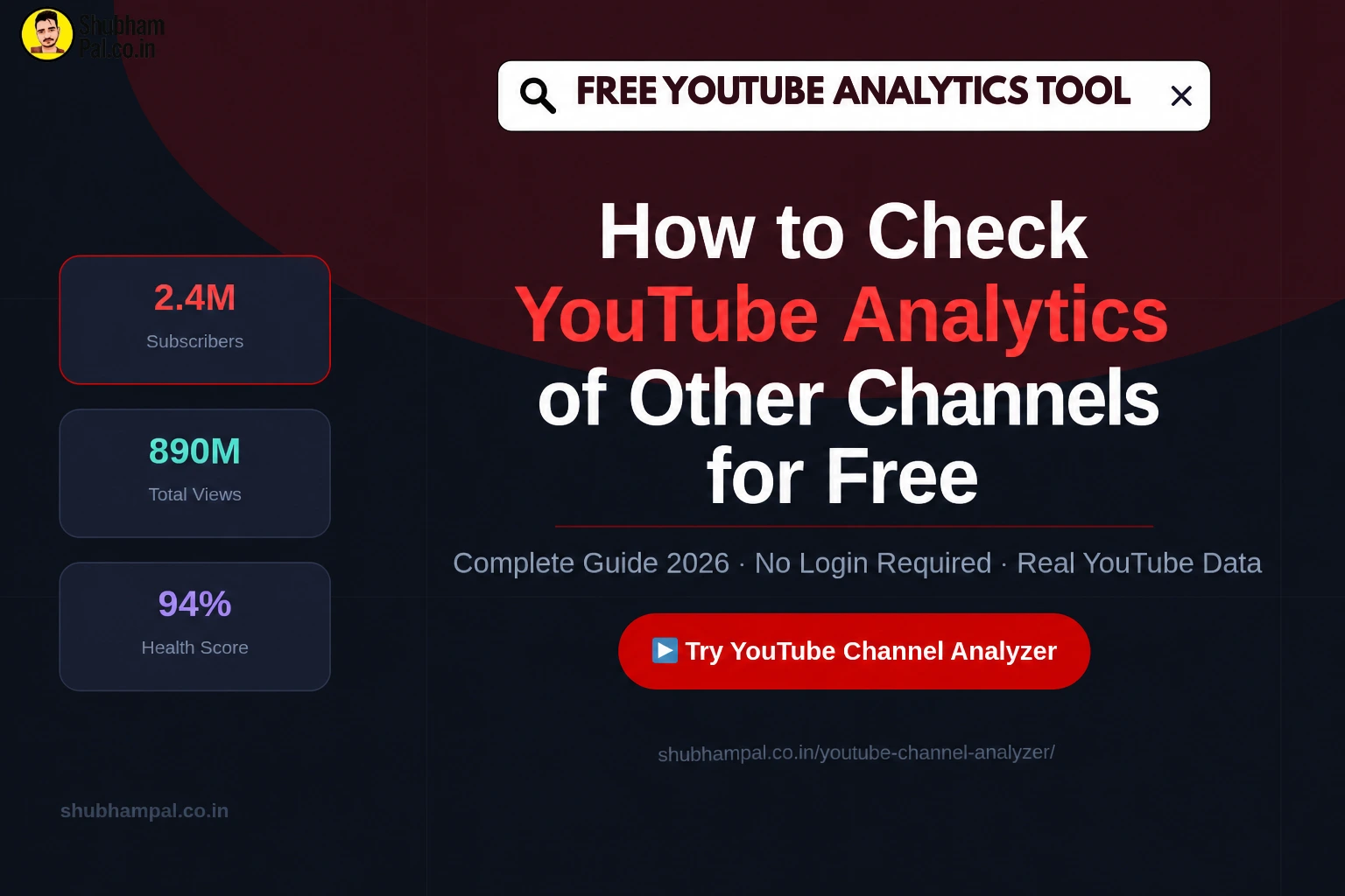 how to check youtube analytics of other channels