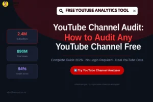 youtube channel audit