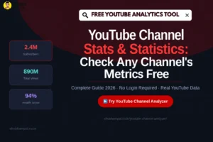 youtube channel stats